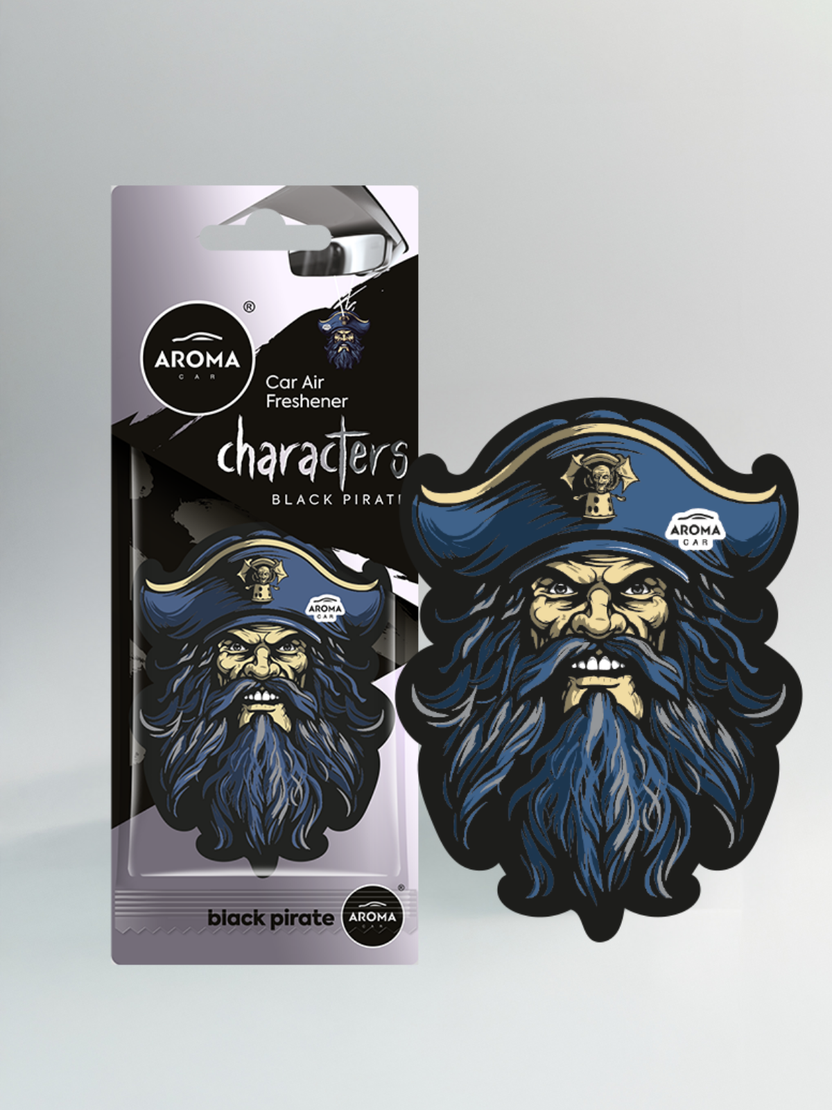 Aroma Car Characters Black Pirate